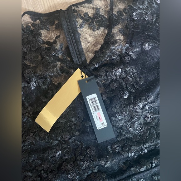 DONNA RICCO
Lace Sheath Midi Dress/ Black/ Size 10 - Picture 8 of 9